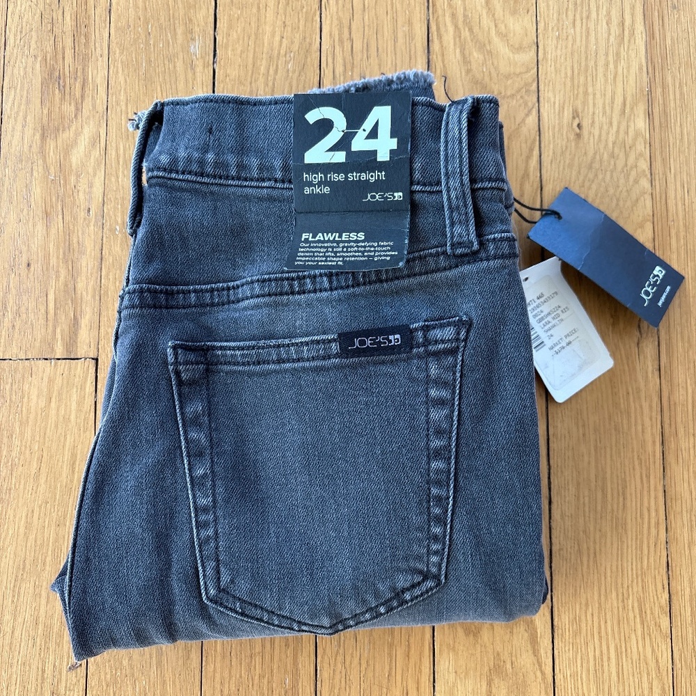Joe's Jeans Lara High Rise Straight Ankle Jeans | Size 24